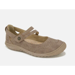 JBU Women's Fawn Mary Jane Taupe - B3FAW54, Taupe Size 9
